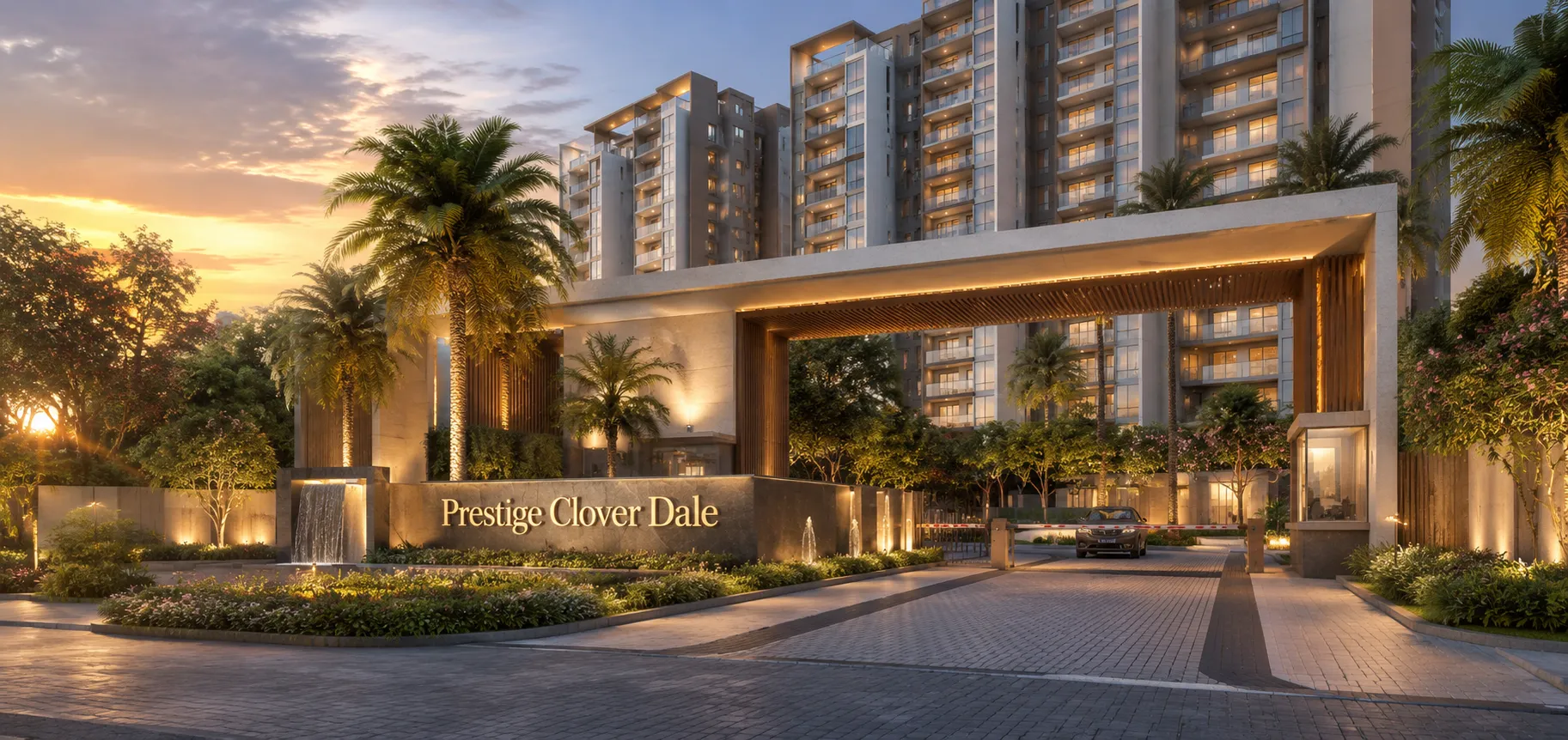 Prestige Clover Dale Night View