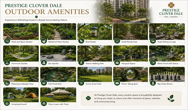 Prestige Clover Dale Outdoor Amenities